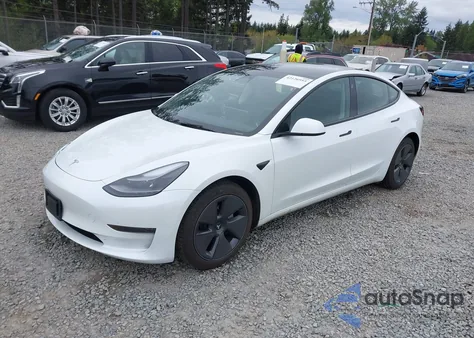 2023 Tesla Model 3 Rear-Wheel Drive from USA, damaged, VIN 5YJ3E1EAXPF611882